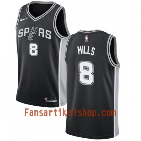 NBA San Antonio Spurs Trikot Patty Mills 8 Nike 2017-18 Schwarz Swingman - Herren